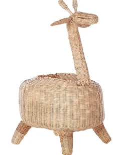 Kosz na zabawki Żyrafa HAINAN Rattan Naturalny
