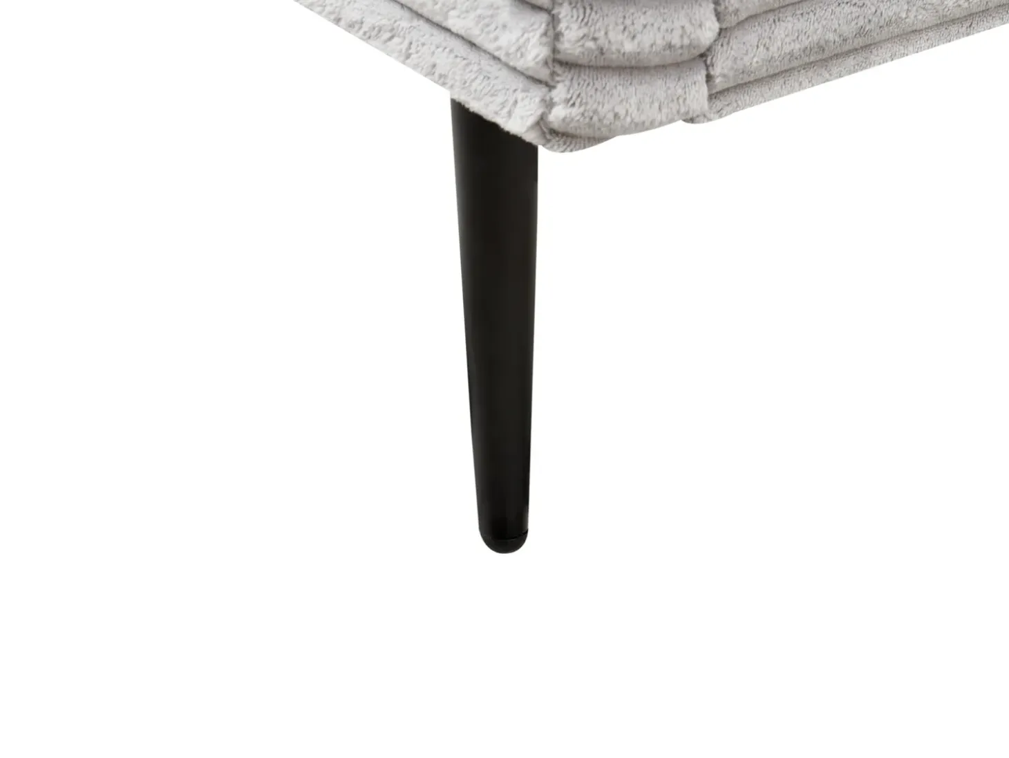 Sztruks FLAYAT 180 x 200 cm Jasnoszary Łóżka Tapicerowane|Łóżka Podwójne