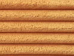 Clearance Sztruks FLAYAT 180 x 200 cm Pomarańczowy Łóżka Tapicerowane|Łóżka Podwójne