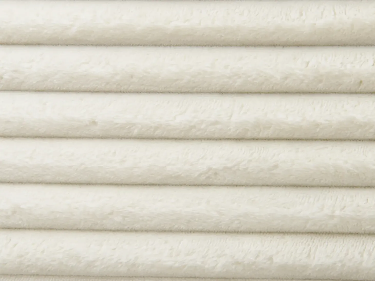 Discount Sztruks FLAYAT 180 x 200 cm Złamana biel Łóżka Tapicerowane|Łóżka Podwójne
