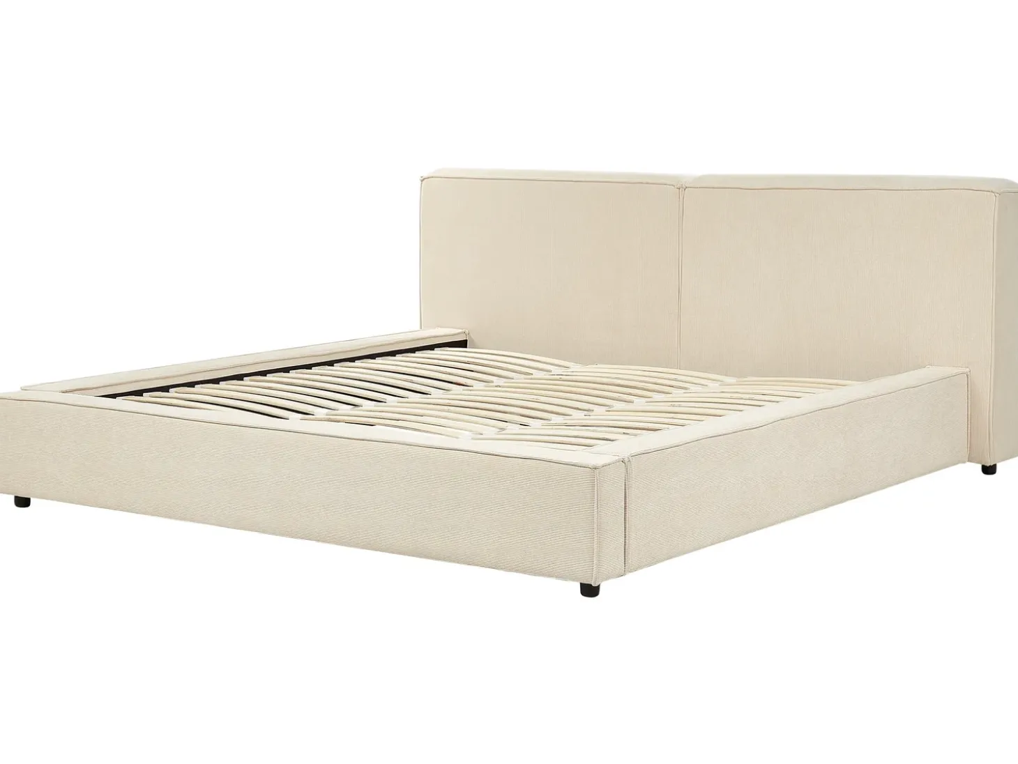Best Sztruks LINARDS 180 x 200 cm Łóżka Tapicerowane|Łóżka Podwójne