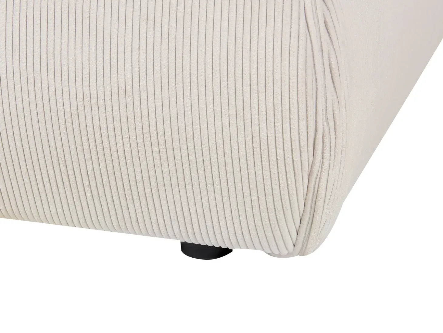 Best Sztruks VINAY 180 x 200 cm Jasno Łóżka Tapicerowane|Łóżka Podwójne