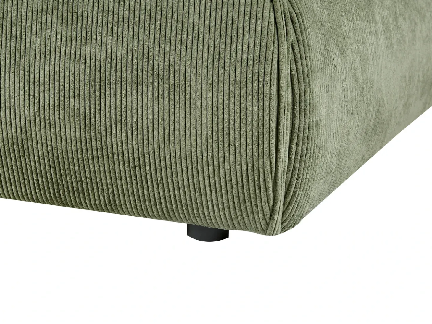 Discount Sztruks VINAY 180 x 200 cm Oliwkowy Łóżka Tapicerowane|Łóżka Podwójne