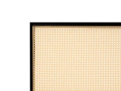 Łóżko Technorattan AVANTON 180 x 200 cm Czarny Łóżka Metalowe|Łóżka Podwójne