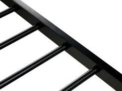 Łóżko Technorattan AVANTON 180 x 200 cm Czarny Łóżka Metalowe|Łóżka Podwójne