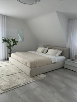 Online VINAY 180 x 200 cm Łóżka Tapicerowane|Łóżka Podwójne