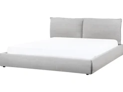 Clearance VINAY 180 x 200 cm Jasno Łóżka Tapicerowane|Łóżka Podwójne