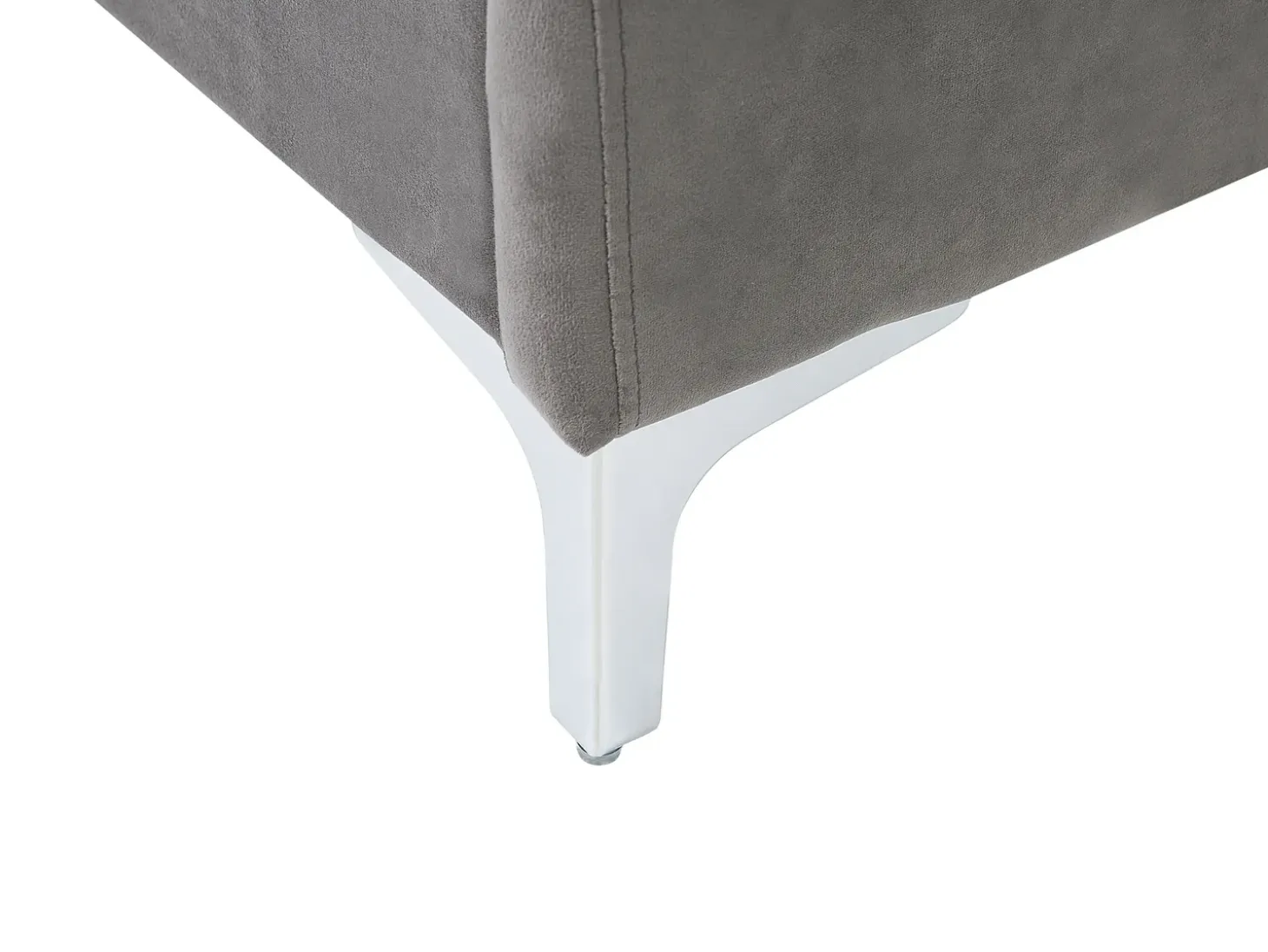 Discount Łóżko Welur AMBERT 160 x 200 cm Łóżka Tapicerowane|Łóżka Podwójne