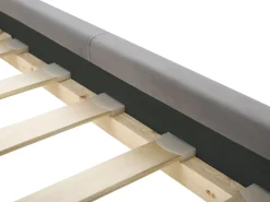 Discount Łóżko Welur AMBERT 160 x 200 cm Łóżka Tapicerowane|Łóżka Podwójne