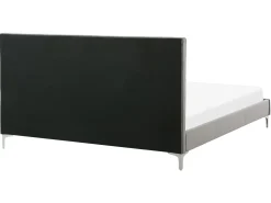 Discount Łóżko Welur AMBERT 160 x 200 cm Łóżka Tapicerowane|Łóżka Podwójne