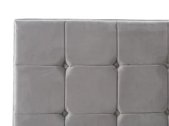 Discount Łóżko Welur AMBERT 160 x 200 cm Łóżka Tapicerowane|Łóżka Podwójne