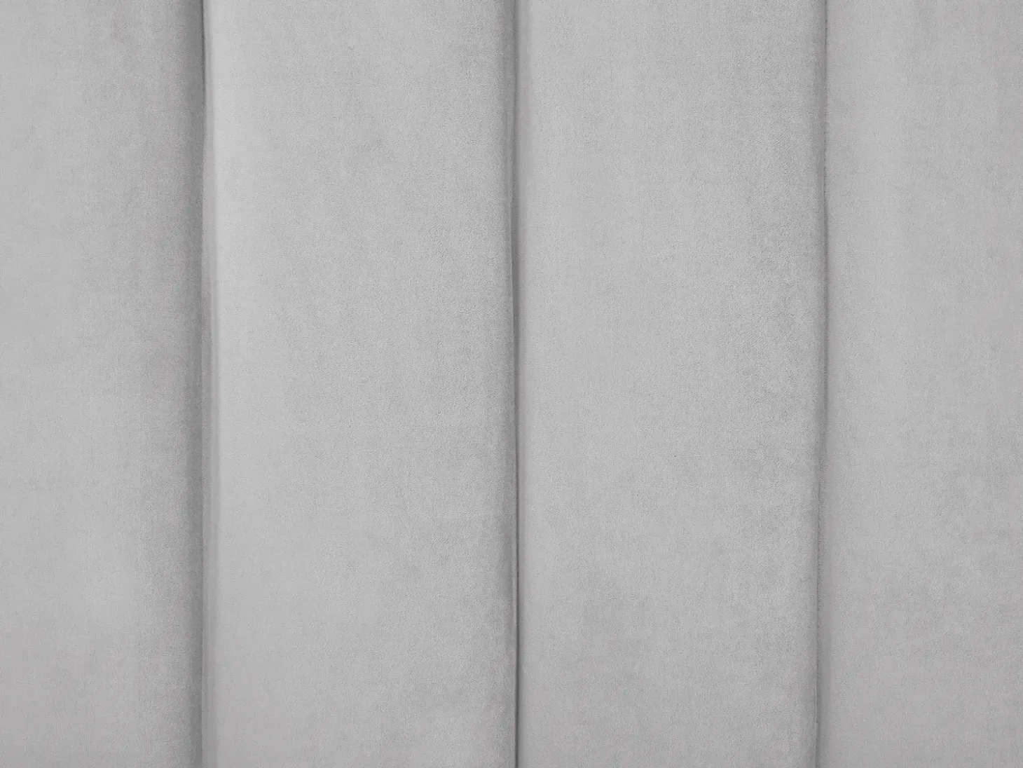 Hot Łóżko Welur AMBILLOU 180 x 200 cm Jasnoszary Łóżka Tapicerowane|Łóżka Podwójne
