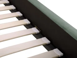 Łóżko Welur AMBILLOU 180 x 200 cm Zielony Łóżka Tapicerowane|Łóżka Podwójne