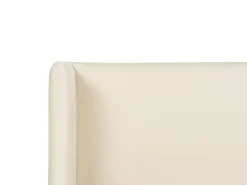 Clearance Łóżko Welur ARETTE 160 x 200 cm Jasno Łóżka Tapicerowane|Łóżka Podwójne