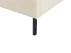 Clearance Łóżko Welur ARETTE 160 x 200 cm Jasno Łóżka Tapicerowane|Łóżka Podwójne