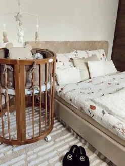 Outlet Welur AVALLON 180 x 200 cm Beżowy Łóżka Tapicerowane|Łóżka Podwójne