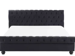 Clearance Welur AVALLON 180 x 200 cm Łóżka Tapicerowane|Łóżka Podwójne