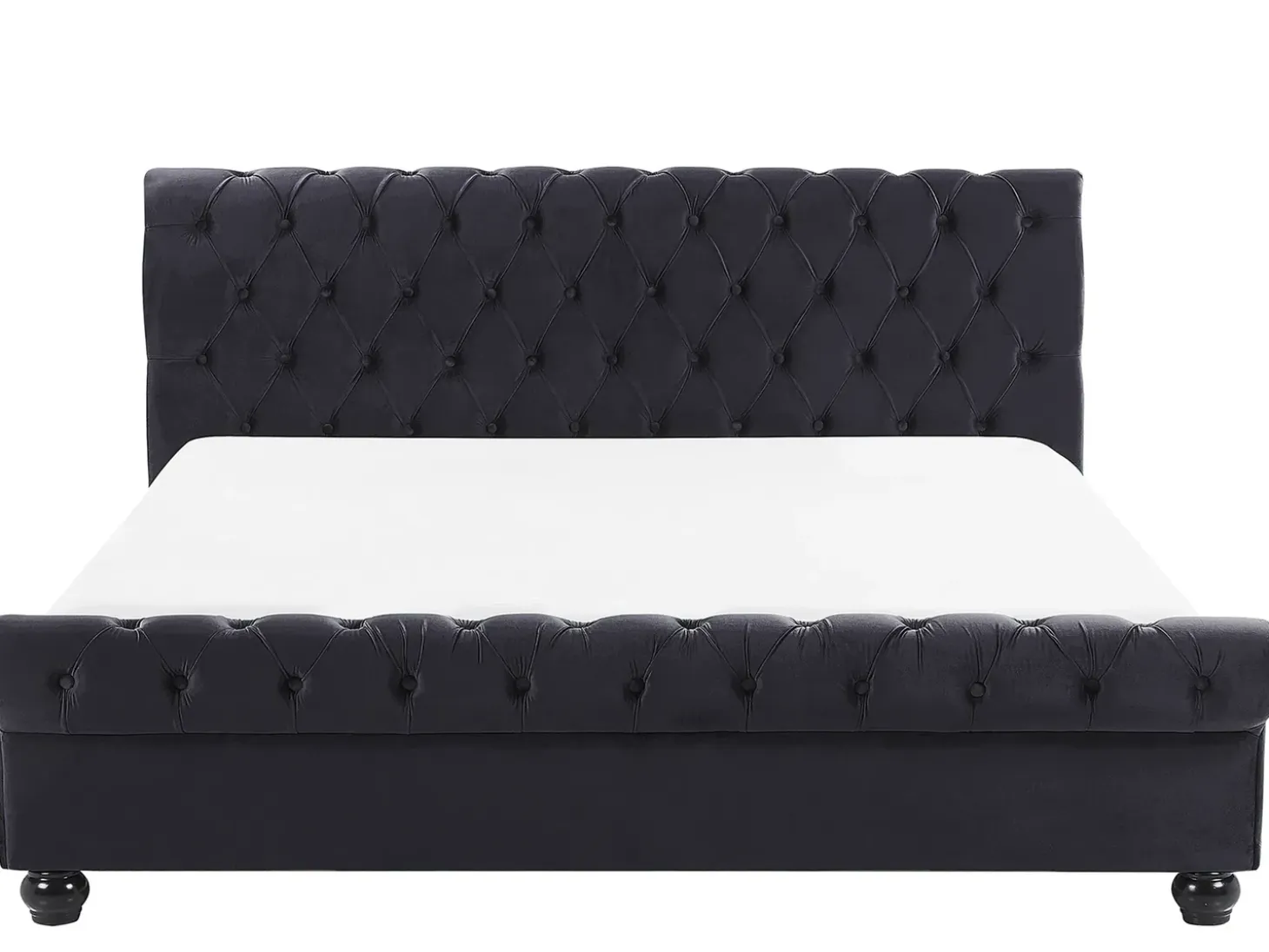 Clearance Welur AVALLON 180 x 200 cm Łóżka Tapicerowane|Łóżka Podwójne