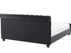 Clearance Welur AVALLON 180 x 200 cm Łóżka Tapicerowane|Łóżka Podwójne