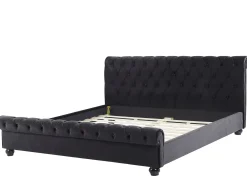 Clearance Welur AVALLON 180 x 200 cm Łóżka Tapicerowane|Łóżka Podwójne