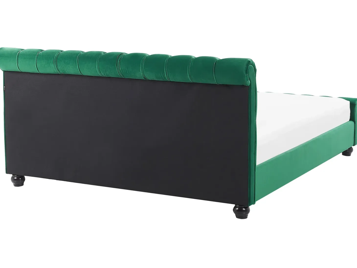 Sale Welur AVALLON 180 x 200 cm Szmaragdowy Łóżka Tapicerowane|Łóżka Podwójne