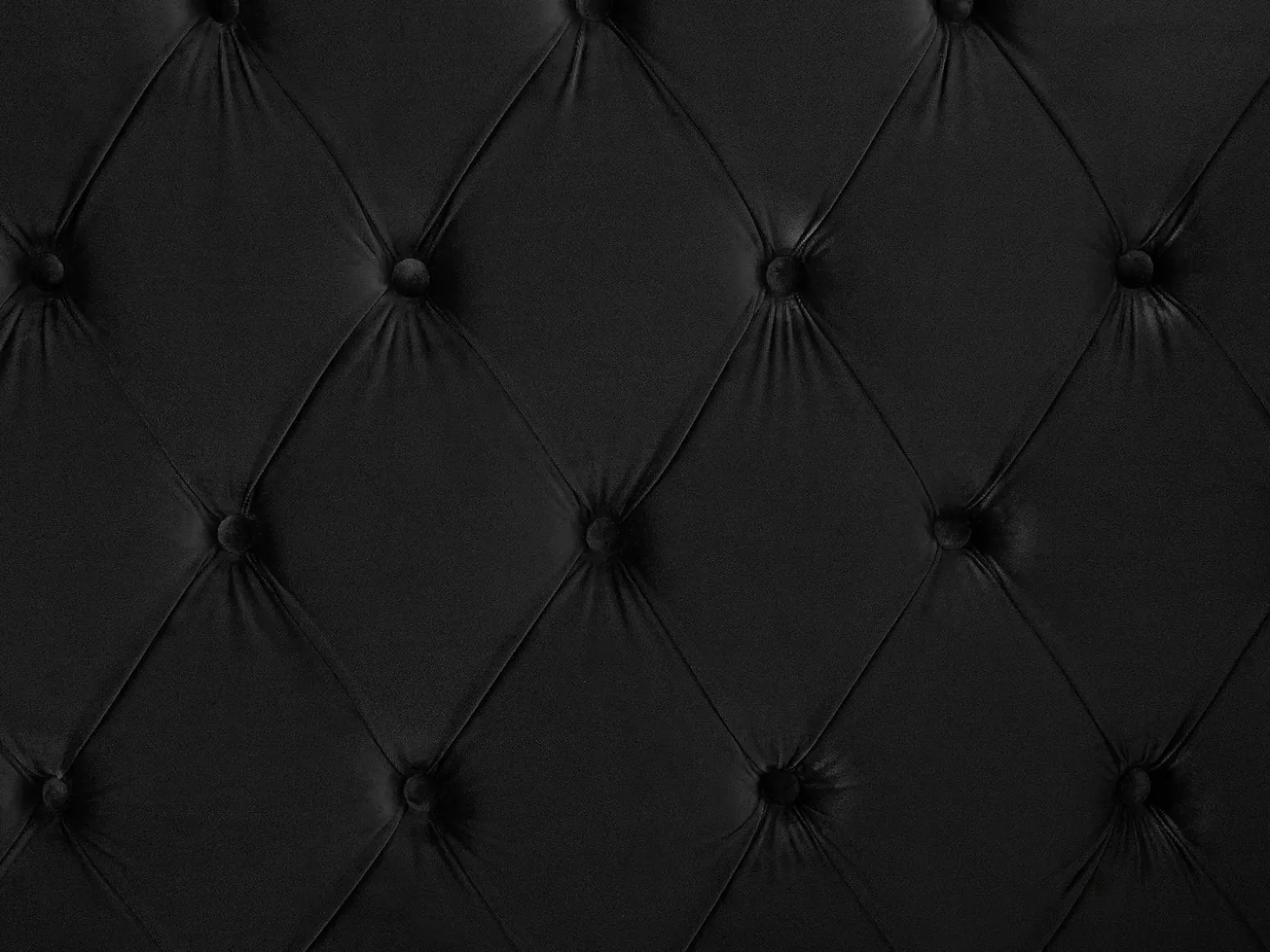 New Łóżko Welur AYETTE 180 x 200 cm Łóżka Tapicerowane|Łóżka Podwójne