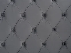 Discount Łóżko Welur AYETTE 180 x 200 cm Łóżka Tapicerowane|Łóżka Podwójne