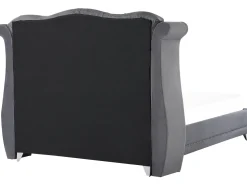 Discount Łóżko Welur AYETTE 180 x 200 cm Łóżka Tapicerowane|Łóżka Podwójne