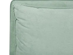 Online Welur BAJONNA 180 x 200 cm Miętowy Łóżka Tapicerowane|Łóżka Podwójne