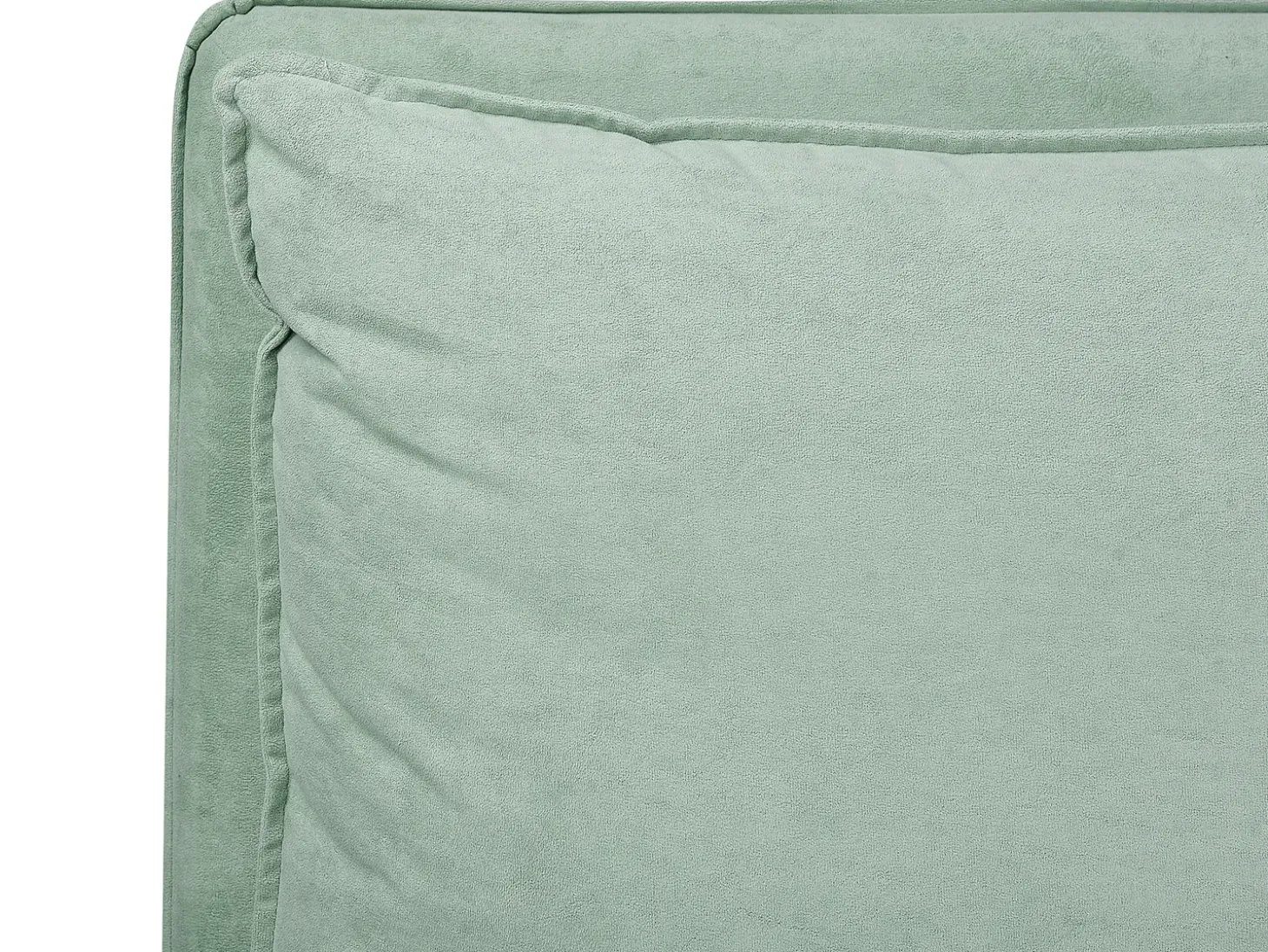 Online Welur BAJONNA 180 x 200 cm Miętowy Łóżka Tapicerowane|Łóżka Podwójne