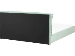Online Welur BAJONNA 180 x 200 cm Miętowy Łóżka Tapicerowane|Łóżka Podwójne