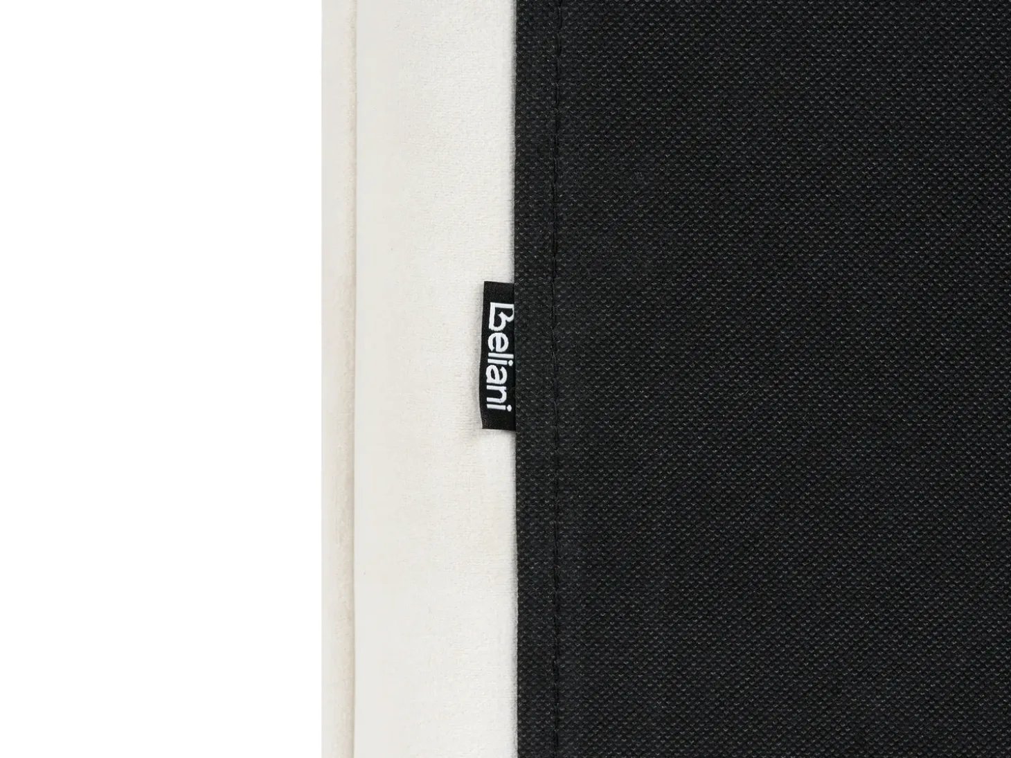 Best Welur BAJONNA 180 x 200 cm Złamana biel Łóżka Tapicerowane|Łóżka Podwójne