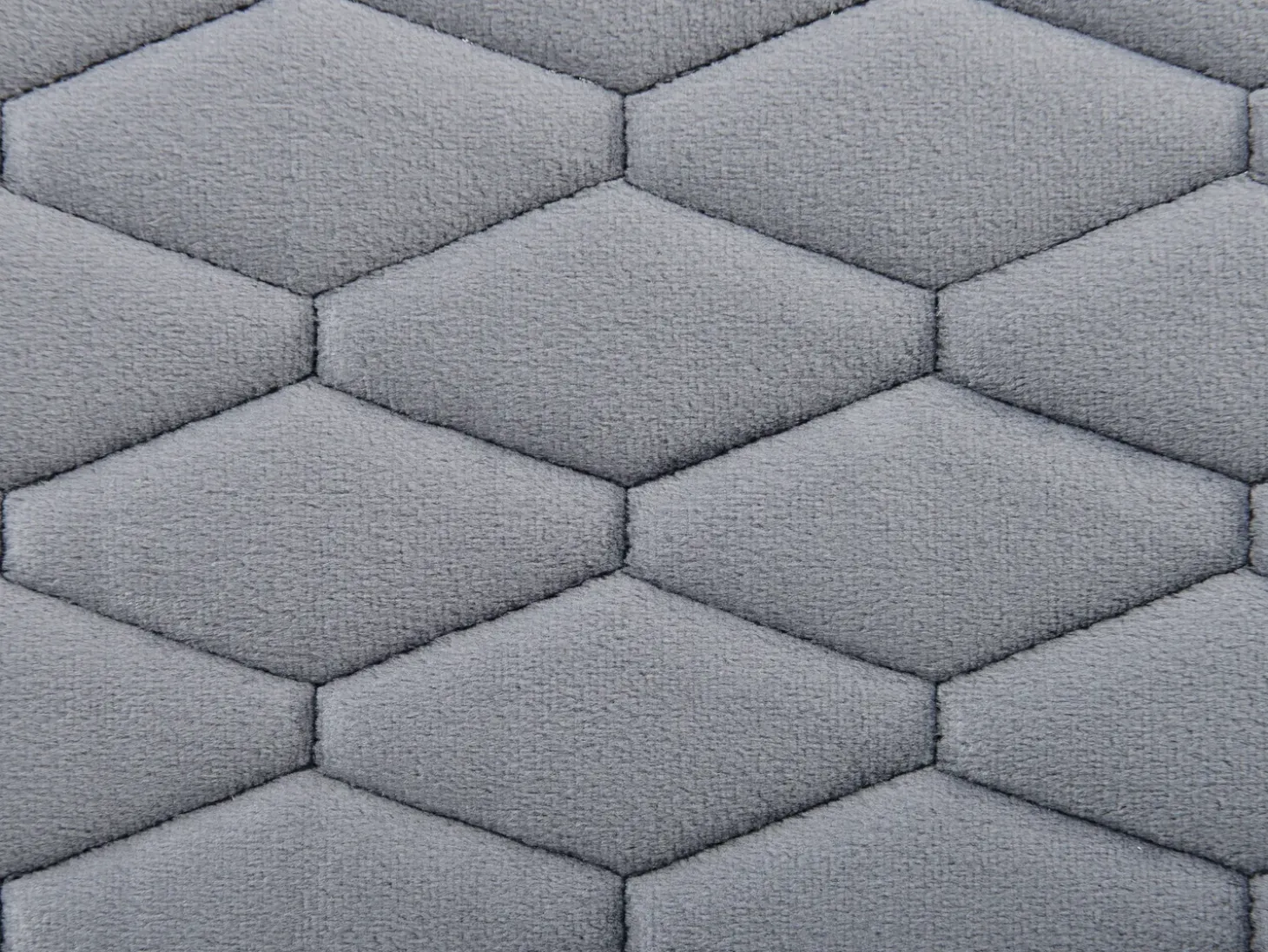 Online Łóżko Welur BAYONNE 180 x 200 cm Jasnoszary Łóżka Tapicerowane|Łóżka Podwójne