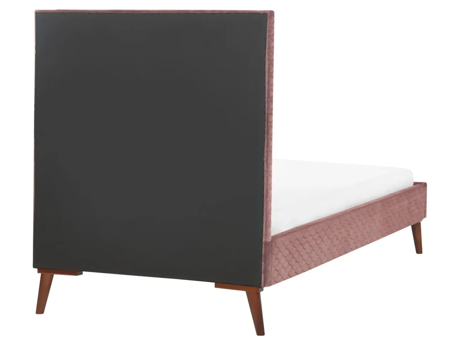 Online Łóżko Welur BAYONNE 90 x 200 cm Różowy Dzieci Łóżka Pojedyncze|Wszystkie Meble I Akcesoria Dziecięce