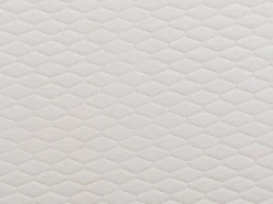 New Łóżko Welur BAYONNE 180 x 200 cm Złamana biel Łóżka Tapicerowane|Łóżka Podwójne