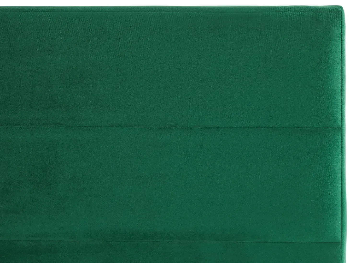 Outlet Łóżko Welur BELLOU 180 x 200 cm Zielony Łóżka Tapicerowane|Łóżka Podwójne