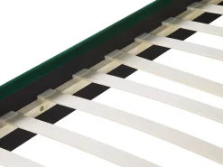 Outlet Łóżko Welur BELLOU 180 x 200 cm Zielony Łóżka Tapicerowane|Łóżka Podwójne