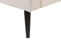 Clearance Łóżko Welur BRIN 180 x 200 cm Beżowy Łóżka Tapicerowane|Łóżka Podwójne