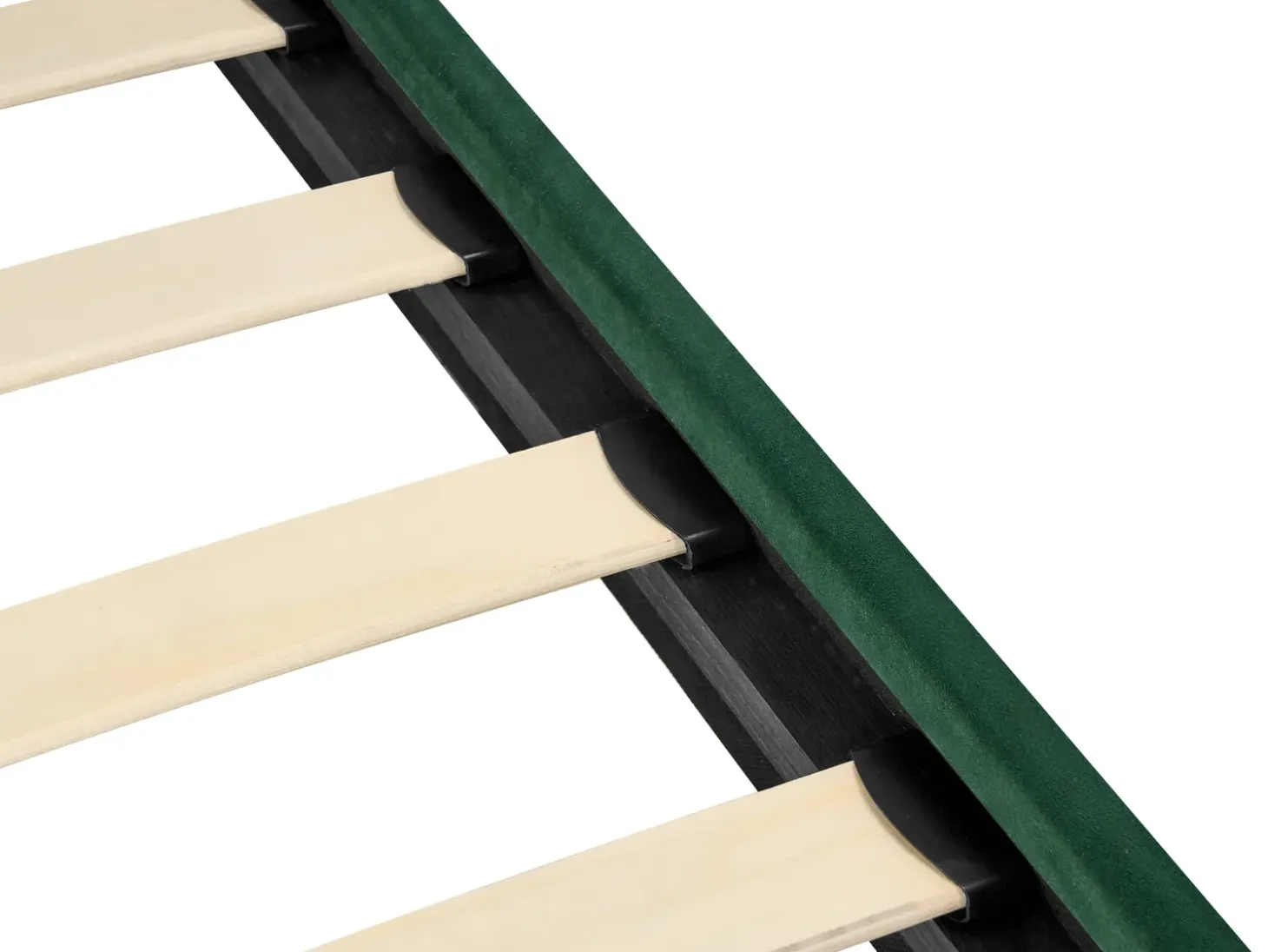 Online Łóżko Welur FLAYAT 120 x 200 cm Ciemnozielony Łóżka Tapicerowane|Łóżka Podwójne