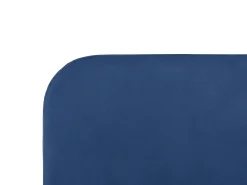 New Łóżko Welur FLAYAT 180 x 200 cm Granatowy Łóżka Tapicerowane|Łóżka Podwójne