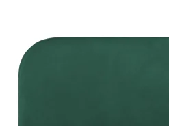 Best Welur FLAYAT 140 x 200 cm Szmaragdowy Łóżka Tapicerowane|Łóżka Podwójne