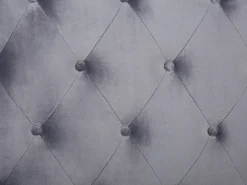 Discount Łóżko Welur FORBACH 180 x 200 cm Łóżka Tapicerowane|Łóżka Podwójne