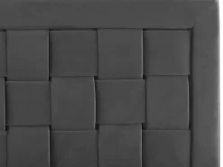Online Łóżko Welur LIMOUX 180 x 200 cm Łóżka Tapicerowane|Łóżka Podwójne