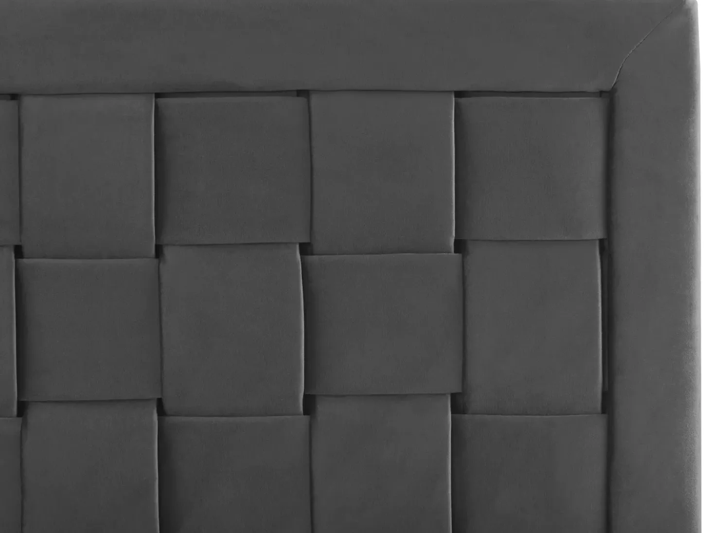 Online Łóżko Welur LIMOUX 180 x 200 cm Łóżka Tapicerowane|Łóżka Podwójne