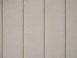Discount Welur LUNAN 180 x 200 cm Beżowo Łóżka Tapicerowane|Łóżka Podwójne