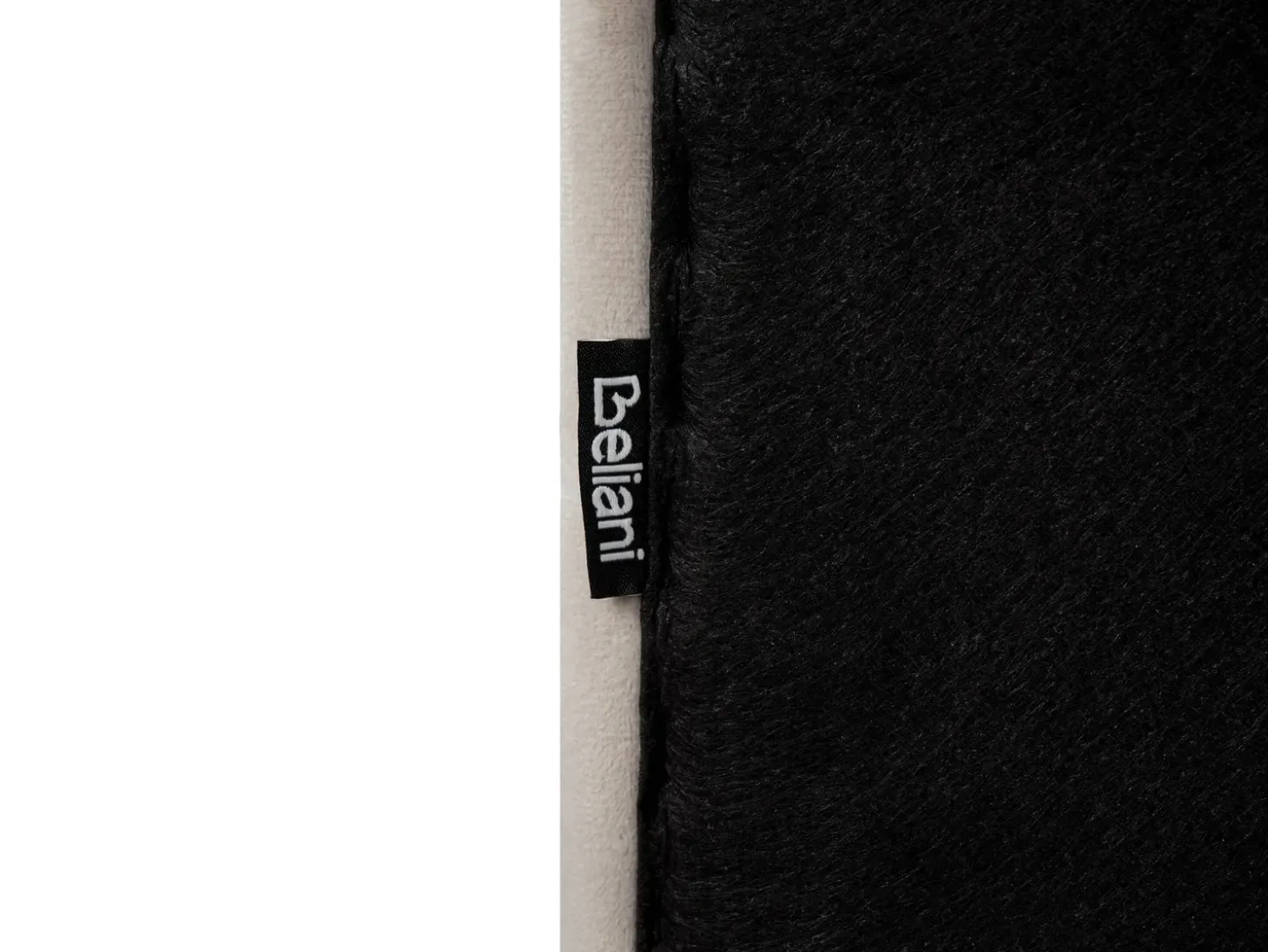 Discount Welur LUNAN 180 x 200 cm Beżowo Łóżka Tapicerowane|Łóżka Podwójne