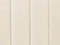 Clearance Łóżko LUNAN 140 x 200 cm Jasnobeżowy Łóżka Tapicerowane|Łóżka Podwójne