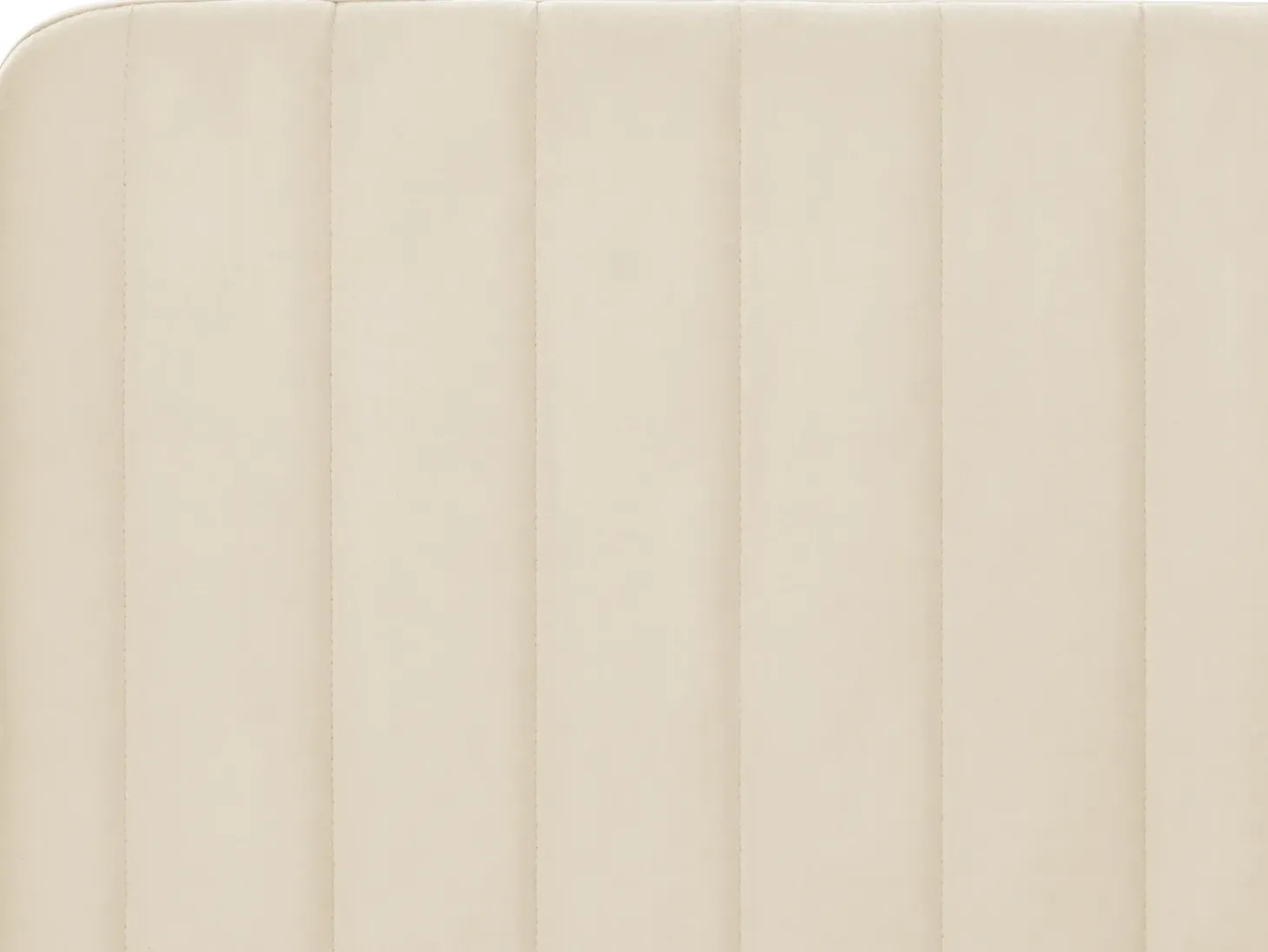 Clearance Łóżko LUNAN 140 x 200 cm Jasnobeżowy Łóżka Tapicerowane|Łóżka Podwójne