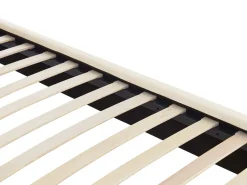 Clearance Łóżko LUNAN 140 x 200 cm Jasnobeżowy Łóżka Tapicerowane|Łóżka Podwójne