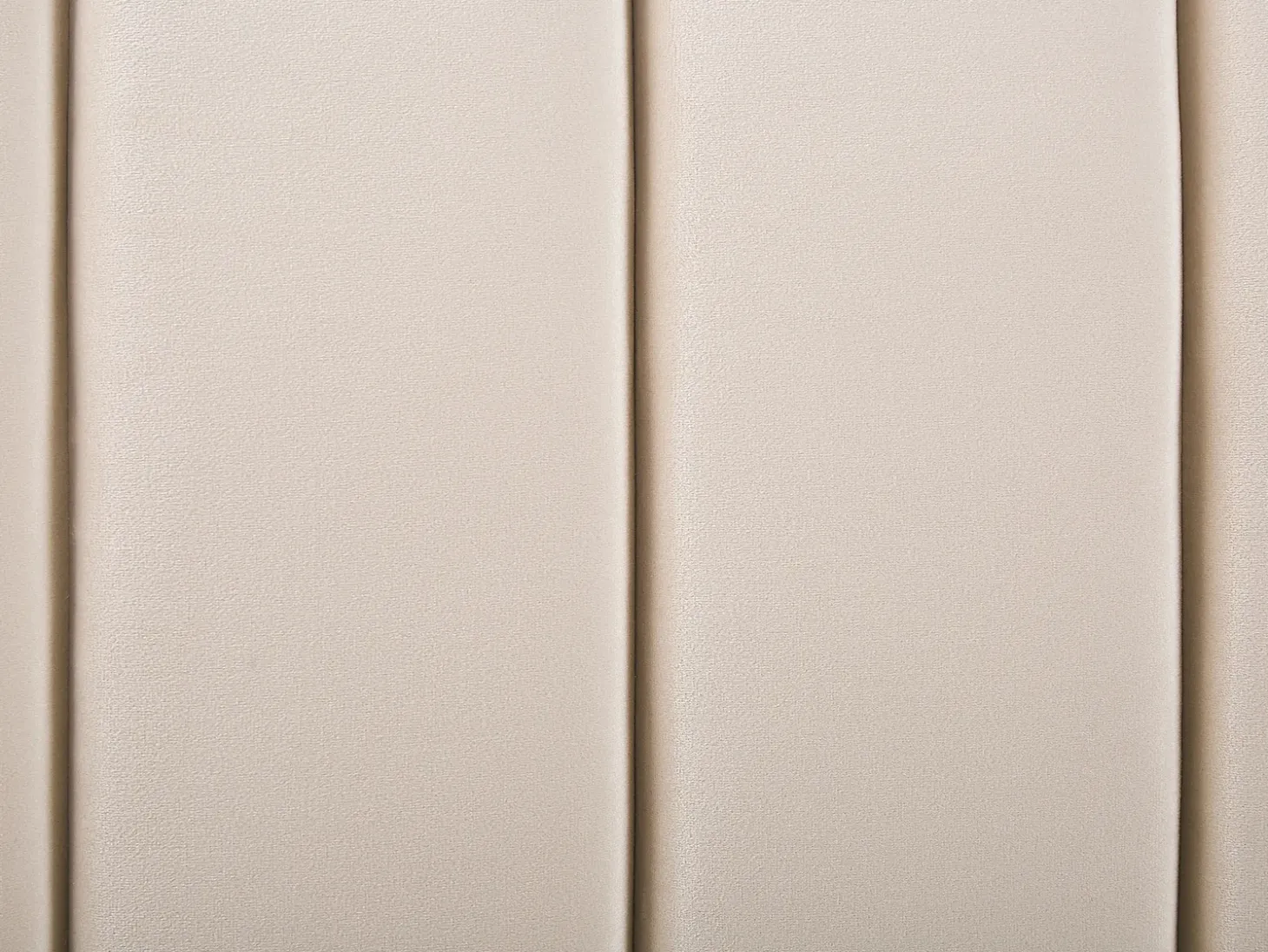 Discount Łóżko Welur MARVILLE 180 x 200 cm Piaskowy Łóżka Tapicerowane|Łóżka Podwójne